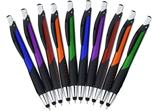 Stylus Pen, 2 in 1 Capacitive Stylus & Ballpoint Click Pen with Comfort Grip For Universal touchscreen Devices, iPad, iPhone 6,6 Plus, iPod, Android, Samsung Galaxy