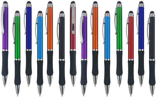 Stylus Pens - 2 in 1 Touch Screen & Writing Pen, Sensitive Stylus Tip - for Your iPad, iPhone, Nook, Samsung Galaxy & More - Assorted Colors, 14 Pack