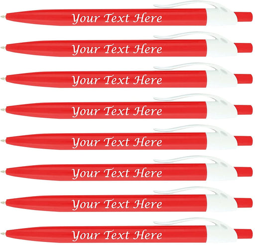 Personalized Pens With Custom Logo or Text,for Businesses, Parties, and Events, Ballpoint Pen, Choice of colors, 500 Pack