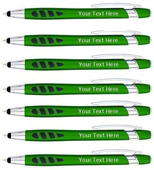 Personalized With your Custom Logo or Text Pens-250 Pack Bulk-for Businesses, Parties, and Events, 2 in 1 Capacitive Stylus & Ballpoint Pen compatible with most touchscreen Devices, L'Blue