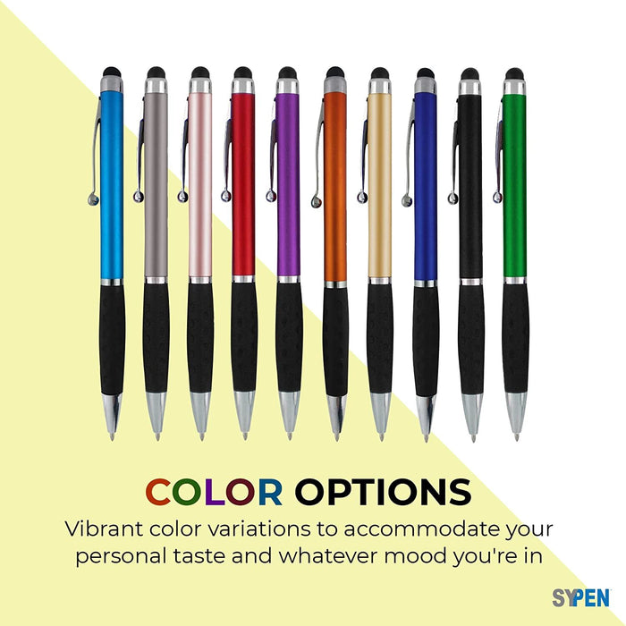 Personalized Pens With your Custom Logo or Text,for Businesses, Parties, and Events, 2 in 1 Ballpoint Pen & Capacitive Stylus Compatible with Touchscreen Devices, Choice of colors, 300 Pack