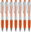 Customized Pens Bulk Free Laser Engraving - 3 In Ballpoint Pen, Stylus and Light Up Personalized Area - Custom Name, Logo or Gift Message -14 Pack Black with White Light - By Sypen