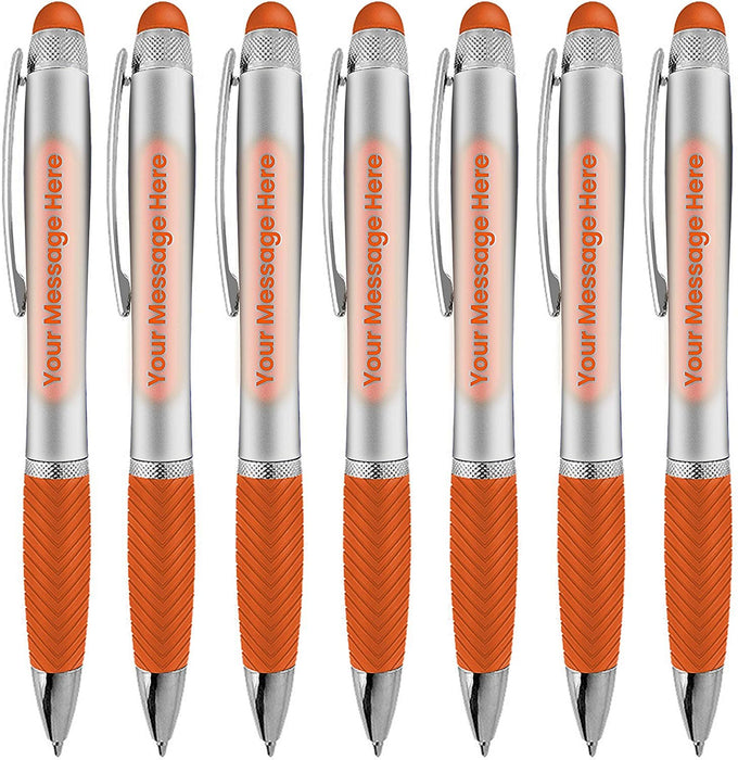 Personalized Business Pens Bulk Custom Text Order, Soft Touch Pen