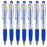 Customized Pens Bulk Free Laser Engraving - 3 In Ballpoint Pen, Stylus and Light Up Personalized Area - Custom Name, Logo or Gift Message -14 Pack Black with White Light - By Sypen