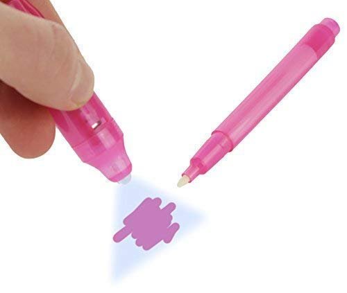 Invisible Ink Pen Secret Pen Invisible Writing Spy Pen With Ultraviolet  Detector (6 Pieces)