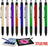 Stylus Pens - 2 in 1 Touch Screen & Writing Pen, Sensitive Stylus Tip - For Your iPad, iPhone, Nook, Samsung Galaxy & More - Assorted Colors, 10 pack -By SyPen