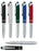 SyPen Stylus Pen for Touchscreen Devices, Tablets, iPads, iPhones, Multi-Function Capacitive Pen with LED Flashlight, Ballpoint Ink Pen, 3-in-1 Metal Pen, 6PK, Gunmetal