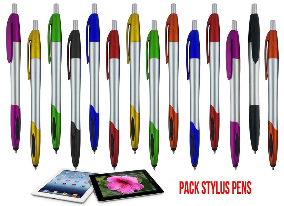 Multi-Function Stylus with Ball Point Pen for iPad Mini, iPad 2/3, new iPad, iPhone 5 4S 4 3GS, iPod Touch, Motorola Xoom, Xyboard, Droid, Samsung Galaxy S IV / S4, Galaxy S III (48 Pack)