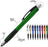 Stylus for touch screens Pen with Ball Point Pen,for Universal Touch Screen Devices, for phones, Ipads,Tablets, iphone, Samsung Galaxy etc,Assorted Colors (9 Pack)