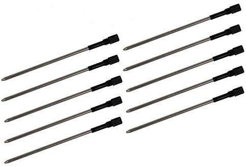 SyPen Stylus Pen for Touchscreen Devices, Tablets, iPads, iPhones, Multi-Function Capacitive Pen with LED Flashlight, Ballpoint Ink Pen, 3-in-1 Metal Pen, 6PK, Gunmetal