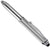 SyPen Stylus Pen for Touchscreen Devices, Tablets, iPads, iPhones, Multi-Function Capacitive Pen with LED Flashlight, Ballpoint Ink Pen, 3-in-1 Pen, 1PK, Silver