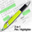 Highlighter with Ballpoint Pen Combo, Comes in an array of bright colors, 10 pack