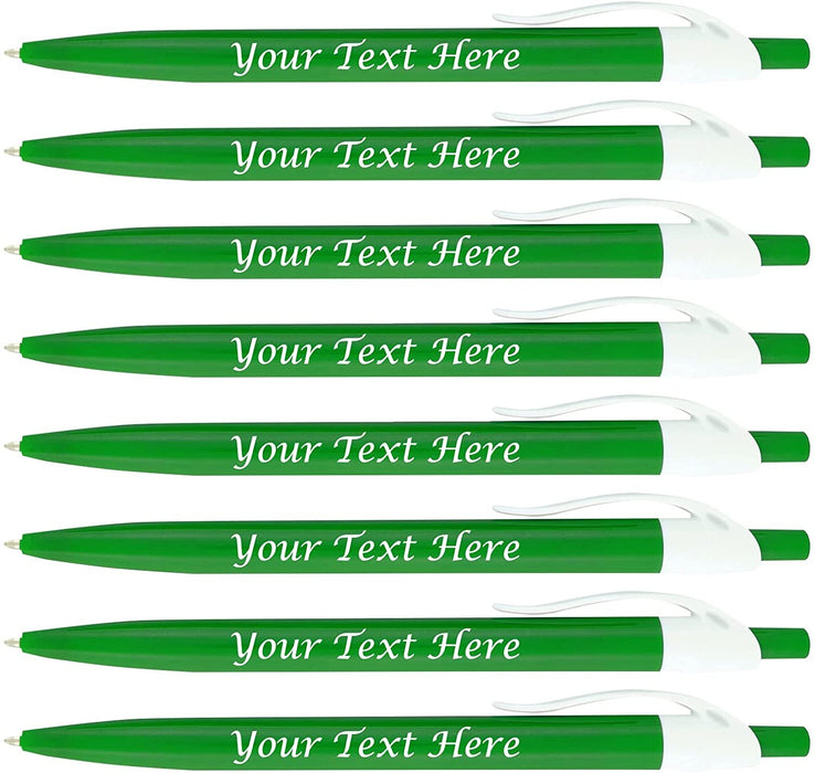 Personalized Pens With Custom Logo or Text,for Businesses, Parties, and Events, Ballpoint Pen, Choice of colors, 500 Pack