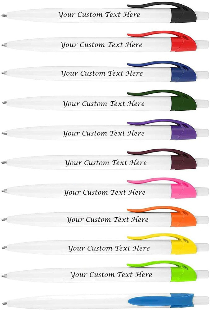 Personalized Pens With your Custom Logo or Text,for Businesses, Parties, and Events, Ballpoint Pen, Choice of colors, 500 Pack