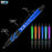 Thank You Gift Pen for Your Boss Coworker Wife Husband Dad Mom Doctor, 2 in1 Ballpoint Pen+LED Light up Flashlight, Multicolor 12 Pack