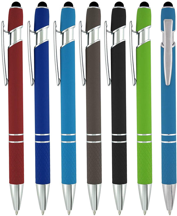 Stylus Pens -Capactive Styli pen with Soft Rubberized Grip- Sensitive rubber tip for Your Phone- compatible with most touch screen Devices-Assorted