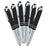SyPen Stylus Pen for Touchscreen Devices, Tablets, iPads, iPhones, Multi-Function Capacitive Pen with LED Flashlight, Ballpoint Ink Pen, 3-in-1 Metal Pen, 6PK, Gunmetal