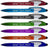 Personalized With Custom Logo or Text Pens-Pack of 400- for Marketing, Parties, and Events, Each Pen is a 3 Color Ink Ballpoint Pen (Black, Blue, Red) + Stylus for Touchscreen Devices, Red Pens
