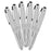 SyPen Stylus Pen for Touchscreen Devices, Tablets, iPads, iPhones, Multi-Function Capacitive Pen with LED Flashlight, Ballpoint Ink Pen, 3-in-1 Metal Pen, 6PK, Gunmetal