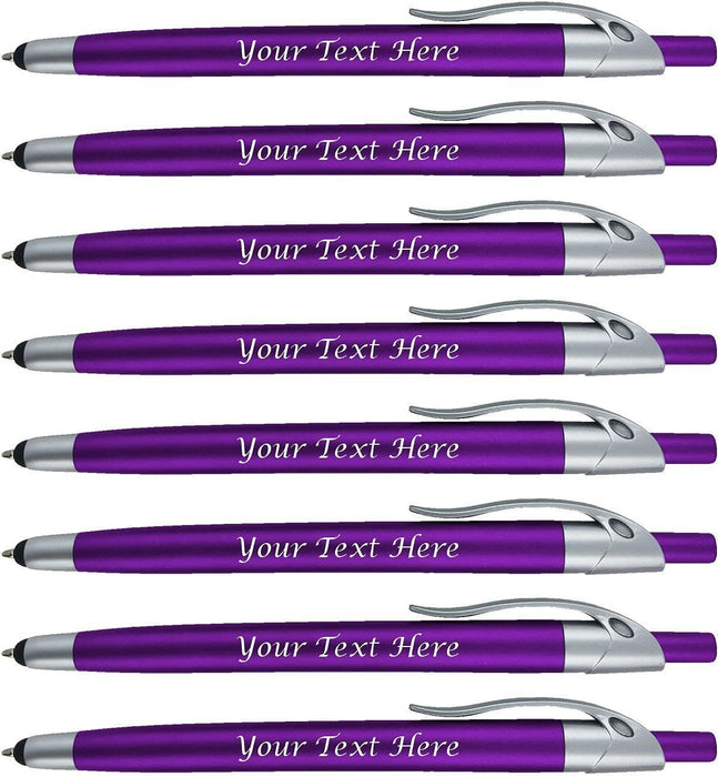 Custom Colored Ink Pens Soft-touch Neon Ink Colors Personalized Imprinted  Message of Choice 12 Pack FREE PERZONALIZATION & SHIPPING 