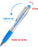 Customized Pens Bulk Free Laser Engraving - 3 In Ballpoint Pen, Stylus and Light Up Personalized Area - Custom Name, Logo or Gift Message -14 Pack Black with White Light - By Sypen