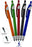 Stylus with Ballpoint Pens for iPad Mini, iPad 2/3, New iPad, iPhone 5 4S 4 3GS, iPod Touch, Motorola Xoom, Xyboard, Droid, Samsung Galaxy Asus, And All Touchscreen Devices. Choose amount of Pens and Color