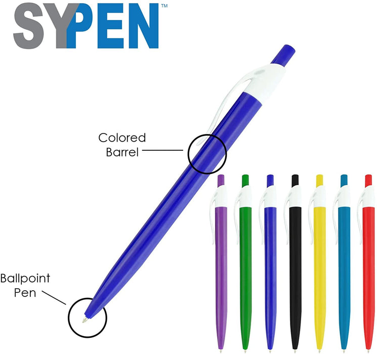 Personalized Pens With Custom Logo or Text,for Businesses, Parties, and Events, Ballpoint Pen, Choice of colors, 500 Pack