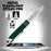 SyPen Stylus Pen for Touchscreen Devices, Tablets, iPads, iPhones, Multi-Function Capacitive Pen with LED Flashlight, Ballpoint Ink Pen, 3-in-1 Metal Pen, 6PK, Gunmetal