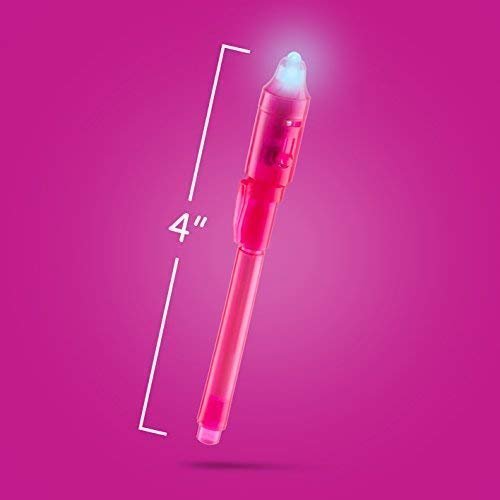 20Pcs Invisible Ink Pen with Uv Light Pens for Writing Secret