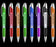 Free Personalization Stylus Pens Bulk-Pen Lights up a Thank You Message- 3 in 1 Stylus+ Ballpoint Pen Barrel Filled with Crystals-Compatible with Most Phones and Touch Screen Devices, 12 Pack