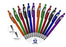 Stylus with Ballpoint Pens for iPad Mini, iPad 2/3, New iPad, iPhone 5 4S 4 3GS, iPod Touch, Motorola Xoom, Xyboard, Droid, Samsung Galaxy Asus, And All Touchscreen Devices. Choose amount of Pens and Color
