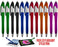 Stylus Pen, 3-1 Multi-Function, Ball Point Black Ink Pen, Capacitive Stylus for Touchscreen Devices, LED Flashlight, Medical Pen Light,for Home,Work,Doctors, and Nurses (6 Pack, Multi-Color)