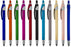 Stylus for Touch Screens Pen with Ball Point Pen,for Universal Touch Screen Devices, for Phones, Ipads,Tablets, iPhone, Samsung Galaxy etc. Assorted Colors (Silver 6 Pack)