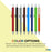 Soft Rubberized Ballpoint Writing Click Pen By SyPen, Assorted Colors and Combo Packs
