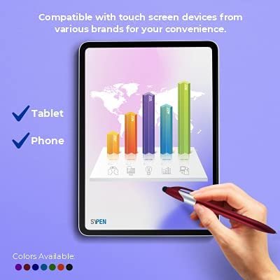 Personalized With Custom Logo or Text Pens-Pack of 400- for Marketing, Parties, and Events, Each Pen is a 3 Color Ink Ballpoint Pen (Black, Blue, Red) + Stylus for Touchscreen Devices, Red Pens
