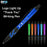 Thank You Gift Pen for Your Boss Coworker Wife Husband Dad Mom Doctor, 2 in1 Ballpoint Pen+LED Light up Flashlight, Multicolor 6 Pack