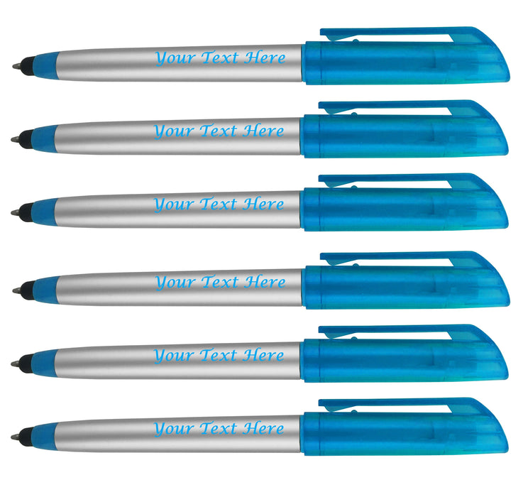 Personalized Pens with Highlighter and Stylus -175 Pack Bulk-Free