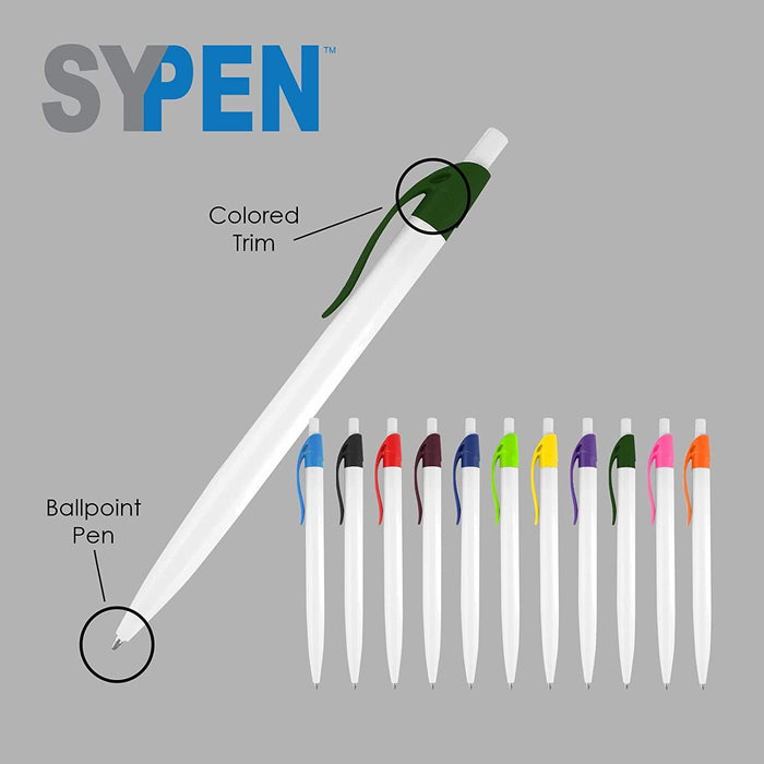 Personalized Pens With your Custom Logo or Text,for Businesses, Parties, and Events, Ballpoint Pen, Choice of colors, 500 Pack