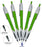 Stylus with Ball Point Pen Compatible with Motorola Xoom, Xyboard, Droid, Samsung Galaxy S IV / S4, Galaxy S III/S3 Compatible with Most Devices,(5 Pack) Blue