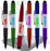 Party Favor Gifts Flashing Light-Up LED Blinking Lights Stylus Novelty Ballpoint Pens with Abbreviations (LOL, OMG, YOLO, GR8, LMAO, XOXO - 6 Pack)