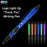 Thank You Gift Pen for Your Boss Coworker Wife Husband Dad Mom Doctor, 2 in1 Ballpoint Pen+LED Light up Flashlight, Multicolor 12 Pack