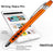 Personalized With your Custom Logo or Text Pens-150 Pack Bulk-for Businesses, Parties, and Events, 2 in 1 Capacitive Stylus & Ballpoint Pen compatible with most touchscreen Devices, L'Blue