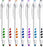 Stylus Pens - 2 in 1 Touch Screen & Writing Pen, Sensitive Stylus Tip - For Your iPad, iPhone, Samsung Galaxy & More - Assorted Colors, 14 Pack